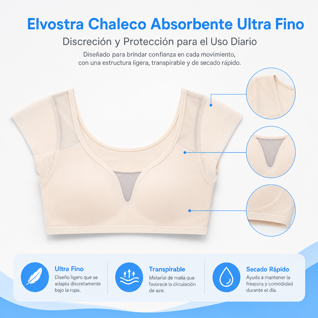 Chaleco absorbente ultrafino Elvostra